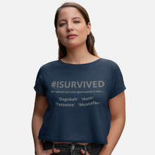 Load image into Gallery viewer, Sci-Fi Phrase T-Shirt 'As I ignored my travel agent saying to visit'