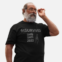 Load image into Gallery viewer, Phrase T-Shirt '#ISURVIVED 2020/2021'