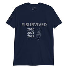 Load image into Gallery viewer, Phrase T-Shirt '#ISURVIVED 2020/2021'