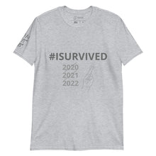 Load image into Gallery viewer, Phrase T-Shirt '#ISURVIVED 2020/2021'