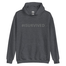 Load image into Gallery viewer, Unisex Hoodie '#ISURVIVED'