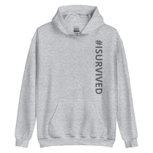 Load image into Gallery viewer, Unisex Hoodie '#ISURVIVED'