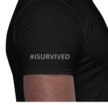 Load image into Gallery viewer, Unisex '#ISURVIVED' Logo T-Shirt