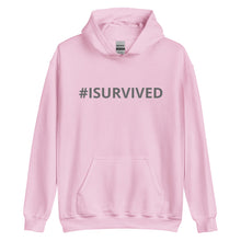Load image into Gallery viewer, Unisex Hoodie &#39;#ISURVIVED&#39;
